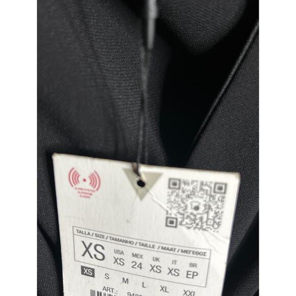 Nwt- Zara - BELTED DRAPED DRESS-XS - Picture 6 of 6